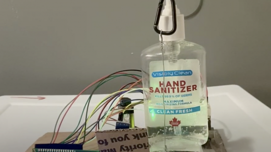 Robot Hand Sanitizer