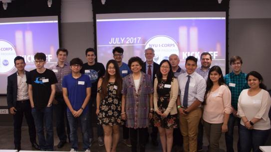 Chandrika Tandon with the first cohort of the NYU I-Corps Summer Program